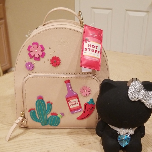 kate spade Handbags - Kate Spade Cactus Tomi Backpack & Keychain